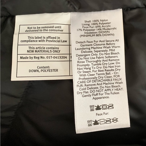 Eddie Bauer L Waterproof WeatherEdge Down Stadium Coat Black New No Tag - Picture 16 of 16